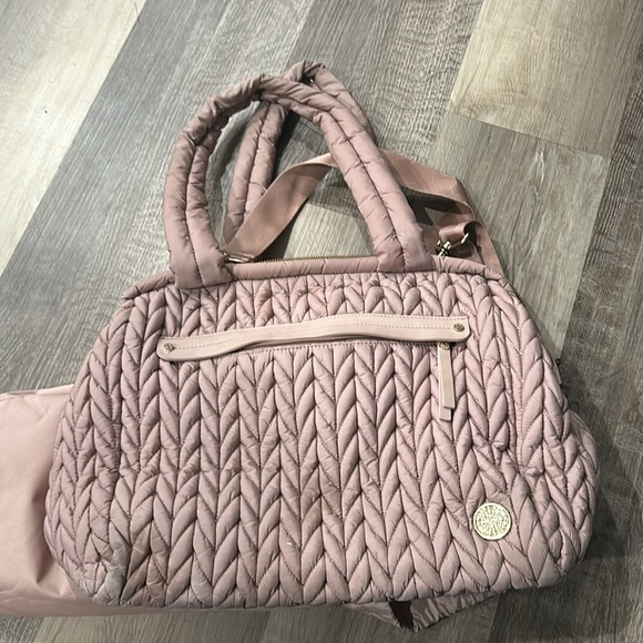 Paige Carryall Dusty Rose Diaper Bag - Picture 2 of 3